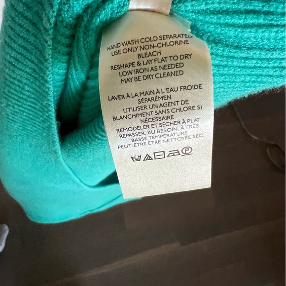 Free People Turtleneck Turquise Small - Picture 6 of 7